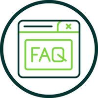 Faq Vector Icon Design