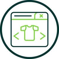 Clothing Store Vector Icon Design