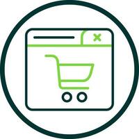 compras en línea vector icono diseño