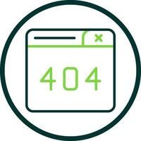 404 Error Vector Icon Design