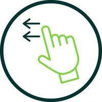 Swipe Left Vector Icon Design