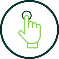 Tap Vector Icon Design