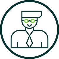 Professor Vector Icon Design