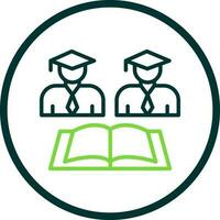 Alumni Vector Icon Design
