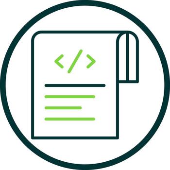 Coding Vector Icon Design