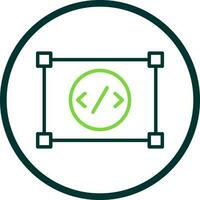 Coding Vector Icon Design