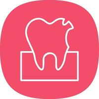 Cavity Vector Icon Design