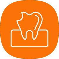 Cavity Vector Icon Design