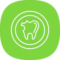 Caries Vector Icon Design