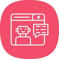 Chatbot Vector Icon Design