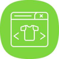 Clothing Store Vector Icon Design