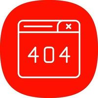 404 Error Vector Icon Design