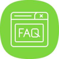 Faq Vector Icon Design