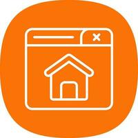 Home Page Vector Icon Design