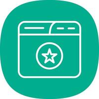 Favourite Page Vector Icon Design