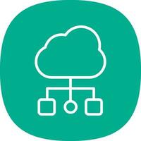 Cloud Computing Vector Icon Design