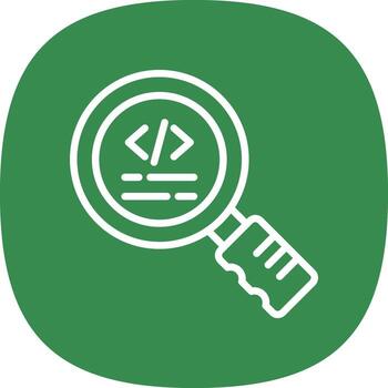 Quick Review Code Vector Icon Design