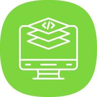Computer Vector Icon Design