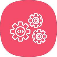 Processing Vector Icon Design