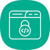 Unsecured Vector Icon Design