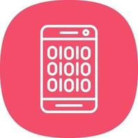 Binary Code Vector Icon Design