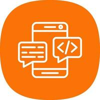 Conversation Vector Icon Design