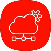 Cloud Computing Vector Icon Design