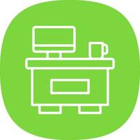 Information Desk Vector Icon Design