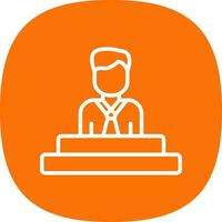 Role Model Vector Icon Design