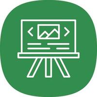 Slide Show Vector Icon Design