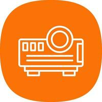 Projector Vector Icon Design