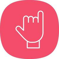 Pinky Swear Vector Icon Design