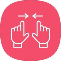 Zoom In Vector Icon Design