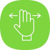 Swipe Vector Icon Design