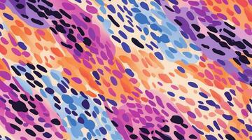 colorful leopard pattern texture, colorful Camouflage leopard vector, leopard fur texture or abstract pattern are designed for use in textile,wallpaper,fabric, clothing,Batik,background,Embroidery vector