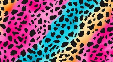 colorful leopard pattern texture, colorful Camouflage leopard vector, leopard fur texture or abstract pattern are designed for use in textile,wallpaper,fabric, clothing,Batik,background,Embroidery vector