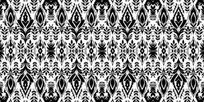 Seamless batik pattern, Seamless floral batik pattern, and Seamless motif pattern resemble ethnic boho, Aztec, and ikat styles. designed for use in satin, wallpaper, fabric, curtain, carpet, Batik vector