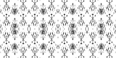 Seamless batik pattern, Seamless floral batik pattern, and Seamless motif pattern resemble ethnic boho, Aztec, and ikat styles. designed for use in satin, wallpaper, fabric, curtain, carpet, Batik vector