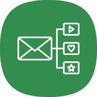 Email Marketing Vector Icon Design