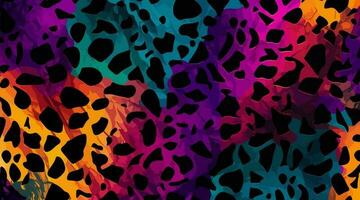 colorful leopard pattern texture, colorful Camouflage leopard vector, leopard fur texture or abstract pattern are designed for use in textile,wallpaper,fabric, clothing,Batik,background,Embroidery vector