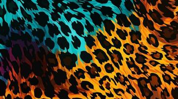 colorful leopard pattern texture, colorful Camouflage leopard vector, leopard fur texture or abstract pattern are designed for use in textile,wallpaper,fabric, clothing,Batik,background,Embroidery vector