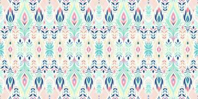 Seamless batik pattern, Seamless floral batik pattern, and Seamless motif pattern resemble ethnic boho, Aztec, and ikat styles. designed for use in satin, wallpaper, fabric, curtain, carpet, Batik vector