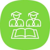 Alumni Vector Icon Design