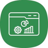 Statistics Vector Icon Design