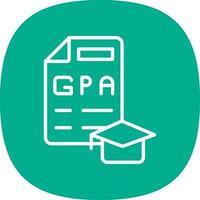 Gpa Vector Icon Design