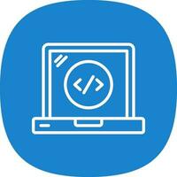 Web Coding Vector Icon Design
