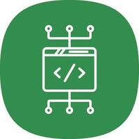 Coding Vector Icon Design