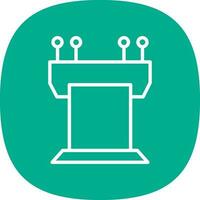 Podium Vector Icon Design