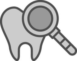 diseño de icono de vector de chequeo dental