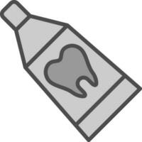 Toothpaste Vector Icon Design